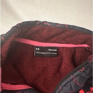 Red Fleece Under Armour long sleeve Youth Medium